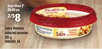 Loblaws SABRA HUMMUS, 283 g offer