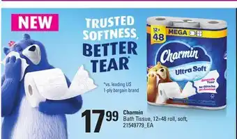 Loblaws CHARMIN BATH TISSUE ,12=48 roll offer