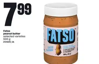 Loblaws FATSO PEANUT BUTTER, 500 g offer