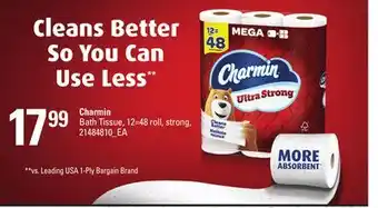 Loblaws CHARMIN BATH TISSUE, 12=48 roll, strong offer