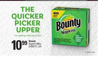 Loblaws BOUNTY NAPKIN 400'S offer
