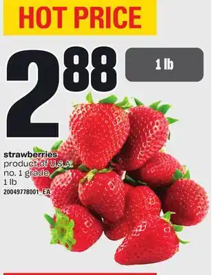 Loblaws STRAWBERRIES, 1 lb offer