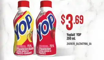 Loblaws YOPLAIT YOP , 200 ML offer