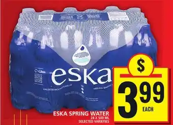 Food Basics ESKA SPRING WATER offer