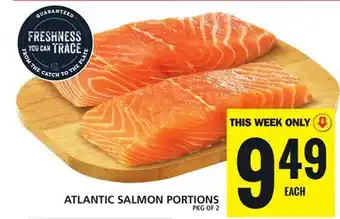 Food Basics ATLANTIC SALMON PORTIONS offer