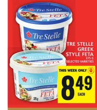 Food Basics TRE STELLE GREEK STYLE FETA offer