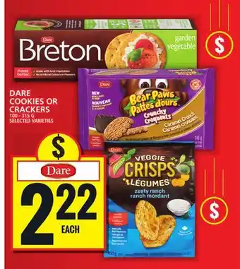 Food Basics DARE COOKIES OR CRACKERS offer