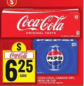 Food Basics COCA-COLA, CANADA DRY, PEPSI OR 7UP offer