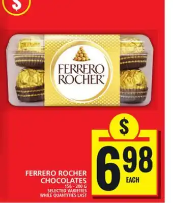 Food Basics FERRERO ROCHER CHOCOLATES offer