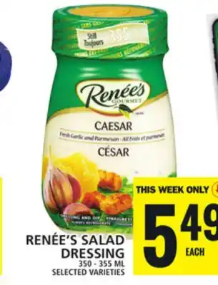 Food Basics RENÉE'S SALAD DRESSING offer