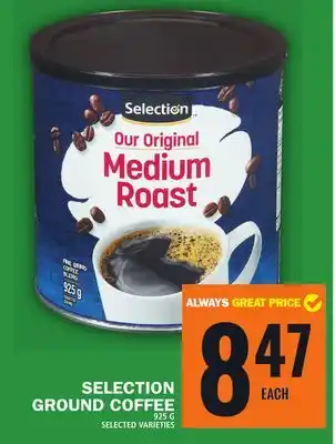 Food Basics SELECTION GROUND COFFEE offer