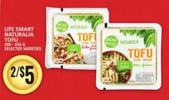 Food Basics LIFE SMART NATURALIA TOFU offer