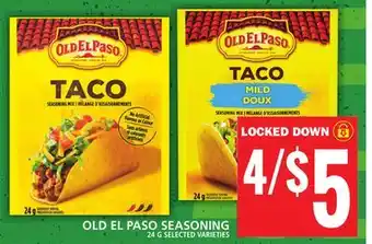 Food Basics OLD EL PASO SEASONING offer