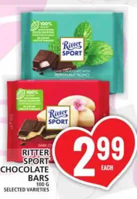 Food Basics RITTER SPORT CHOCOLATE BARS offer