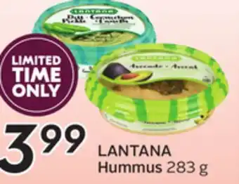 Sobeys Hummus offer