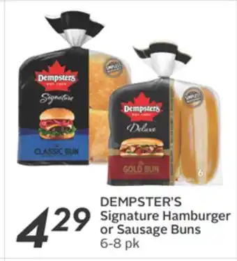 Sobeys Signature Hamburger or Sausage Buns offer