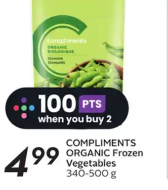 Sobeys COMPLIMENTS ORGANIC Frozen Vegetables offer