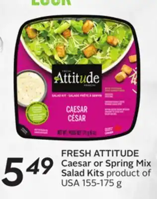 Sobeys Caesar or Spring Mix Salad Kits offer