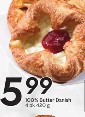 Sobeys 100% Butter Danish offer