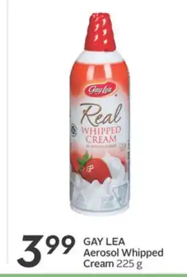 Sobeys Aerosol Whipped Cream offer