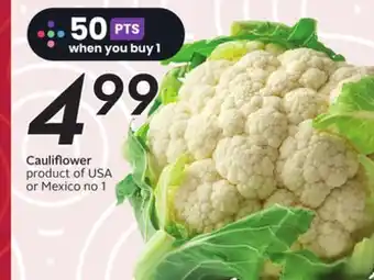 Sobeys Cauliflower offer
