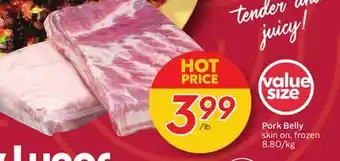 Sobeys Pork Belly offer