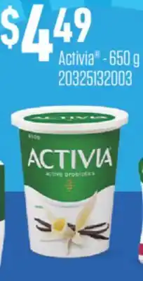 Fortinos Activia -650 g offer