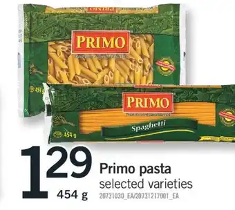 Fortinos PRIMO PASTA offer