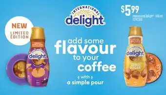 Fortinos INTERNATIONAL DELIGHT offer