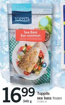 Fortinos Toppits sea bass offer