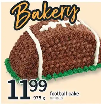 Fortinos FOOTBALL CAKE, 975 g offer