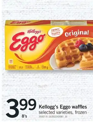 Fortinos KELLOGG'S EGGO WAFFLES, 8' offer