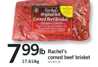 Fortinos RACHEL'S CORNED BEEF BRISKET offer