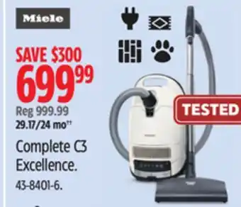 Canadian Tire Miele Complete C3 Excellence offer