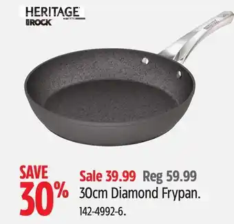 Canadian Tire Heritage The Rock 30cm Diamond Frypan offer