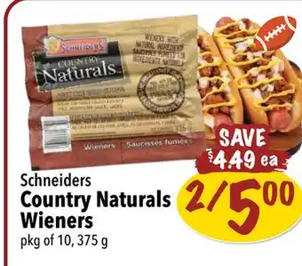 Farm Boy Schneiders Country Naturals Wieners offer