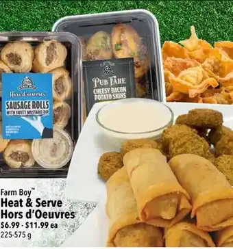 Farm Boy Farm Boy Heat & Serve Hors d'Oeuvres offer