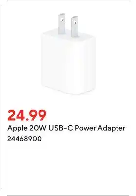 Staples Apple 20W USB-C Power Adapter offer