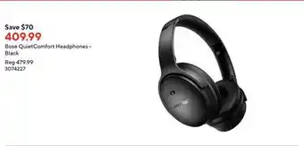 Staples Bose QuietComfort Headphones - Black offer