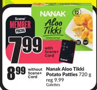 Chalo FreshCo Nanak Aloo Tikki Potato Patties 720 g offer