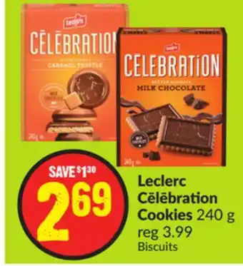 Chalo FreshCo Leclerc Cēlēbration Cookies 240 g offer