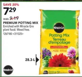 RONA Miracle Gro PREMIUM POTTING MIX offer