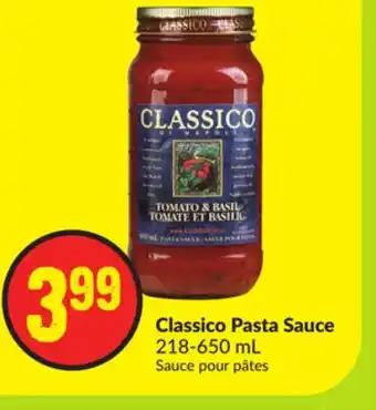 Classico Pasta Sauce 218-650 mL