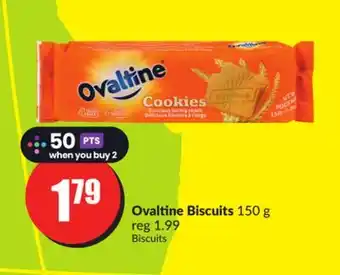 Chalo FreshCo Ovaltine Biscuits 150 g offer