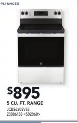 RONA GE 5 CU. FT. RANGE offer
