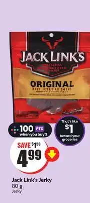 Chalo FreshCo Jack Link's Jerky 80 g offer