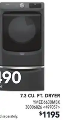 RONA MAYTAG 7.3 CU. FT. DRYER offer