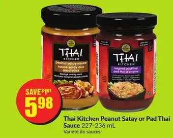 Chalo FreshCo Thai Kitchen Peanut Satay or Pad Thai Sauce 227-236 mL offer