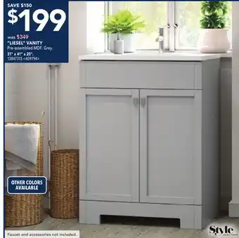 RONA Style Selections LIESEL VANITY offer