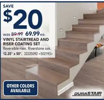 RONA DURASTAIR VINYL STAIRTREAD AND RISER COATING SET offer